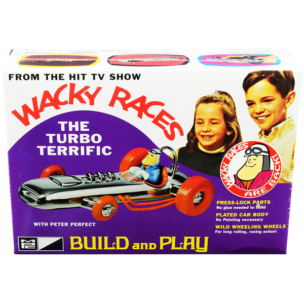 MPC Wacky Races Turbo Terrific Model Kit with Peter Perfect