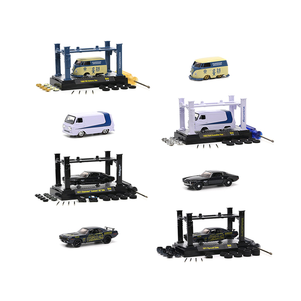 M2 Machines Model Kit Release 44 1/64 Scale Car Set