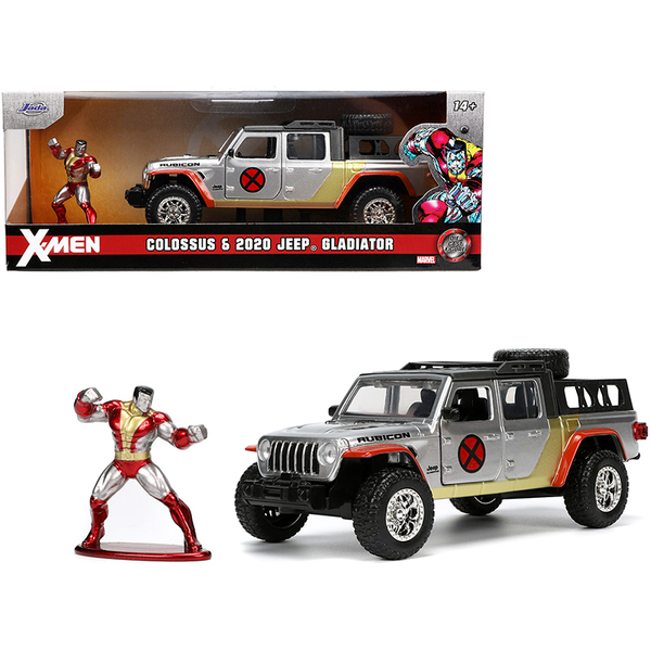 Jada Silver Jeep Gladiator X-Men Colossus 1/32 Diecast
