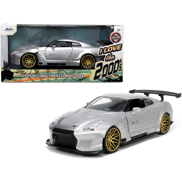 Jada 2009 Nissan GT-R (R35) Ben Sopra Silver 1/24