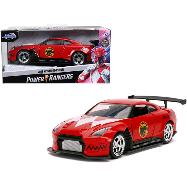 Jada 2009 Nissan GT-R (R35) Red Ranger Power Rangers