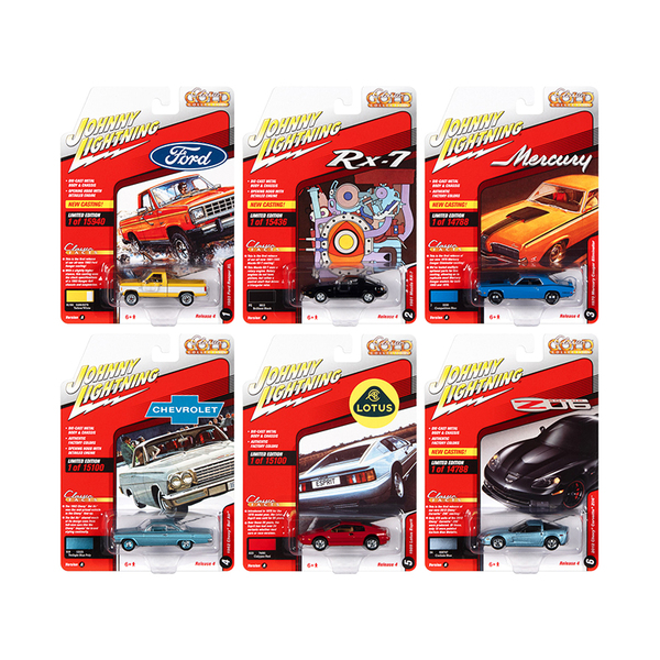 Johnny Lightning Classic Gold Collection Set A Release 4 - 6 Cars
