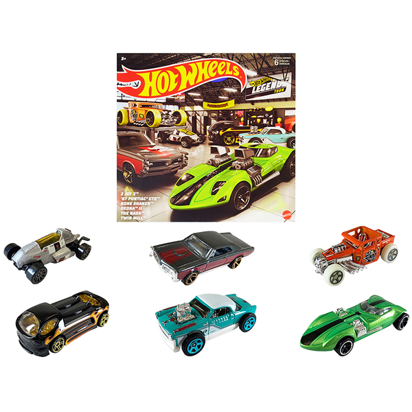 Hot Wheels Legends 6-Car Diecast Set