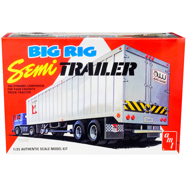 AMT Big Rig Semi Trailer Model Kit 1/25