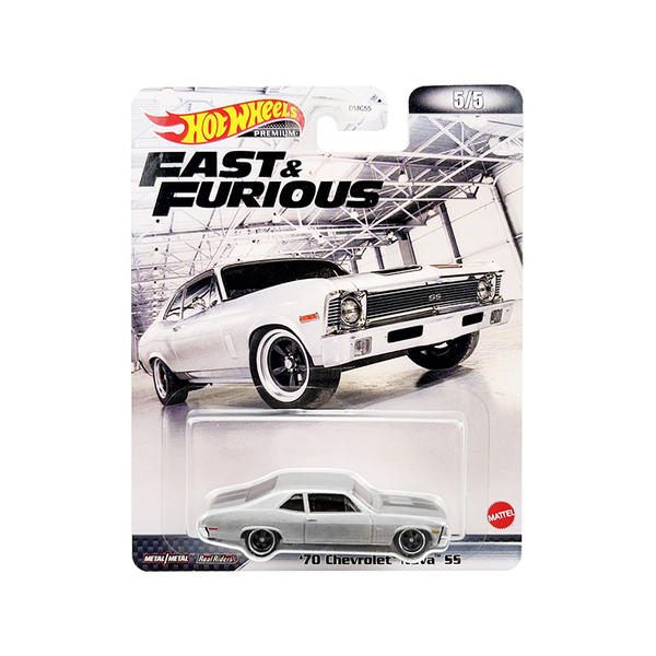 Hot Wheels 1970 Chevy Nova SS - Silver Metallic (3-Inch)