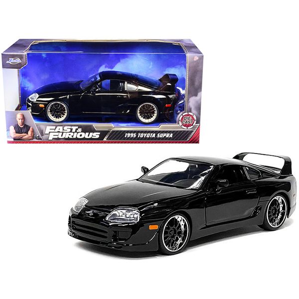 Jada 1995 Toyota Supra Black 'Fast & Furious' 1/24