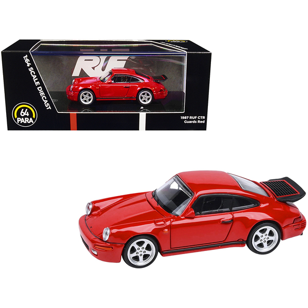 Paragon 1987 RUF CTR 1/64 Guards Red Diecast Model