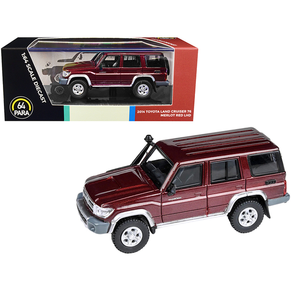 Paragon 1/64 Merlot Red 2014 Toyota Land Cruiser 76