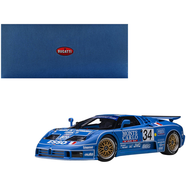 Autoart Bugatti EB110 Le Mans 1994 #34 - 1/18 Scale Model Car