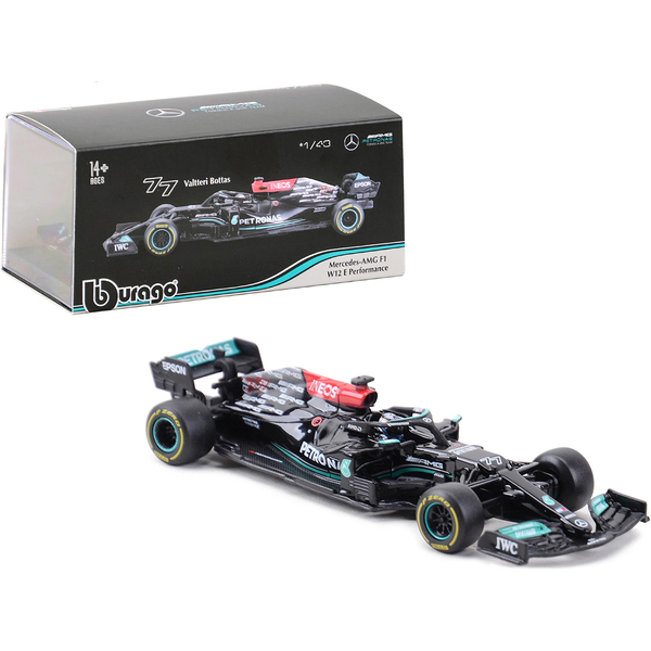 Bburago Mercedes-AMG F1 W12 #77 Bottas 1:43 Scale