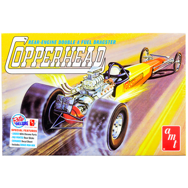 AMT 1/25 Copperhead Rear-Engine Dragster Model Kit