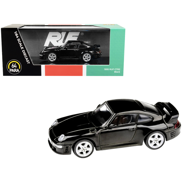 Paragon 1/64 1995 RUF CTR2 Black Diecast Model