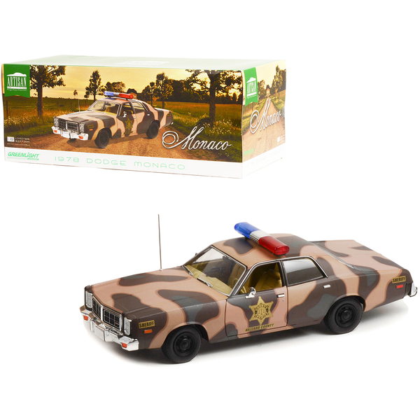 Greenlight 1978 Dodge Monaco "Hazzard Sheriff" 1/18 Diecast