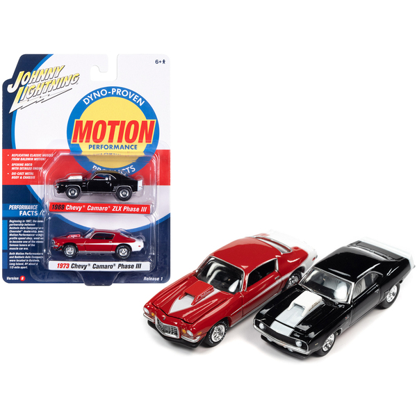 Johnny Lightning Baldwin Motion '69 Camaro ZLX & '73 Camaro Set