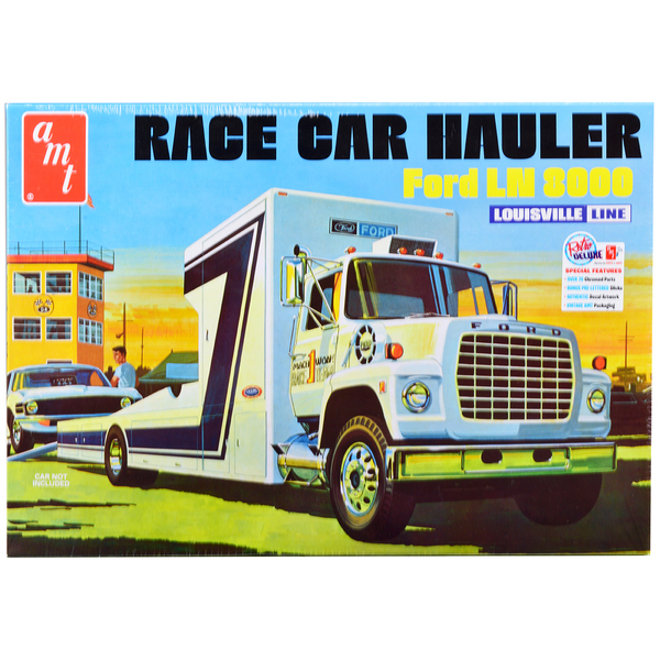 AMT Ford LN 8000 Race Car Hauler 1/25 Scale Model Kit