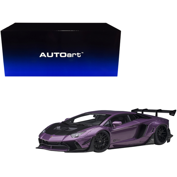 Autoart Lamborghini Aventador LB-Works Purple 1/18 Scale