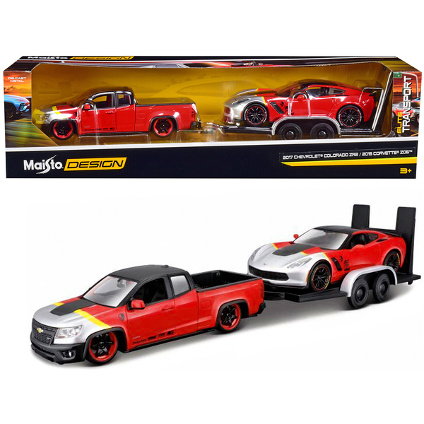 Maisto 1/24 Chevy Colorado ZR2 & Corvette Z06 Set