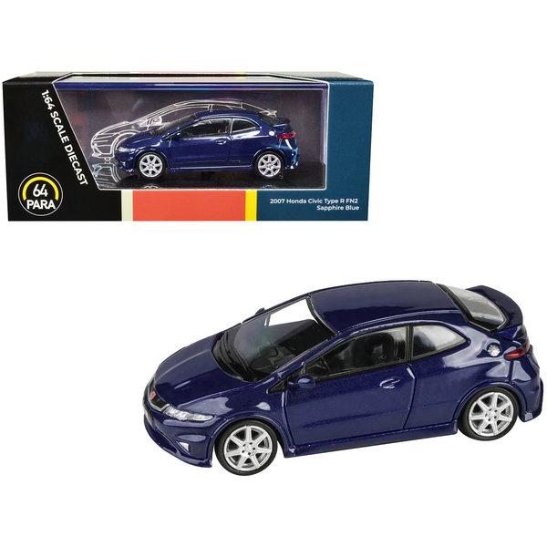 Paragon Sapphire Blue Honda Civic Type R FN2 - Miniature Car