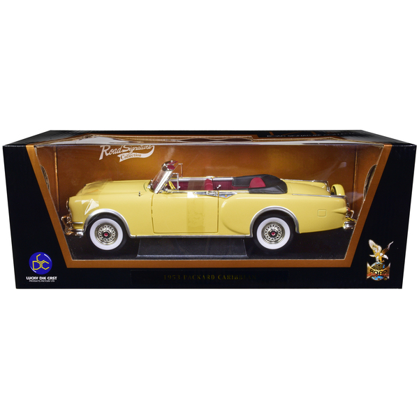 Road Signature 1953 Packard Caribbean Yellow 1:18 Scale