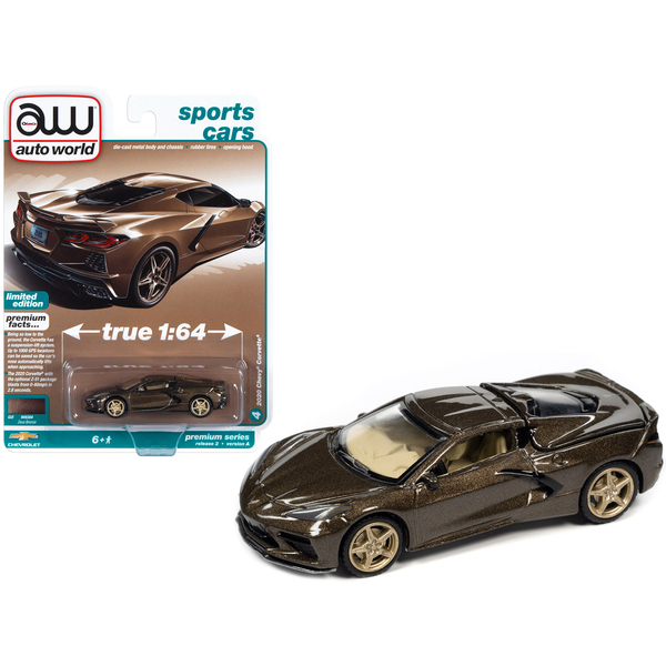 Autoworld 2020 Corvette Zeus Bronze Metallic 1/64 Diecast Car