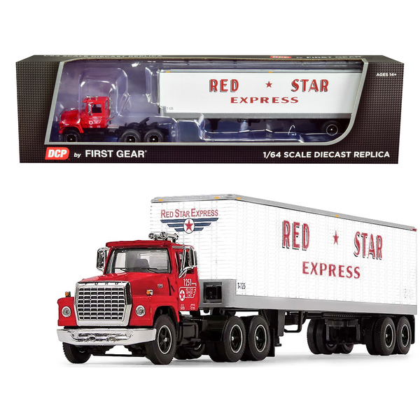 First Gear Ford LT-9000 Red Star Express 1/64 Diecast Trailer