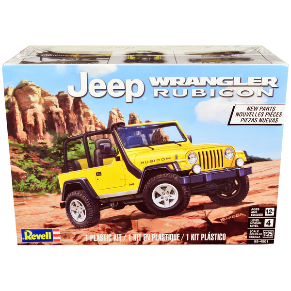 Revell Jeep Wrangler Rubicon 1/25 Scale Model Kit 85-4501