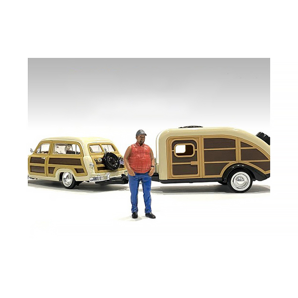 American Diorama 4-Inch Campers Figure 1 - 1/18 Scale