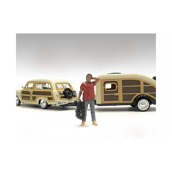 American Diorama 4-Inch Campers Figure 4 - 1/18 Scale