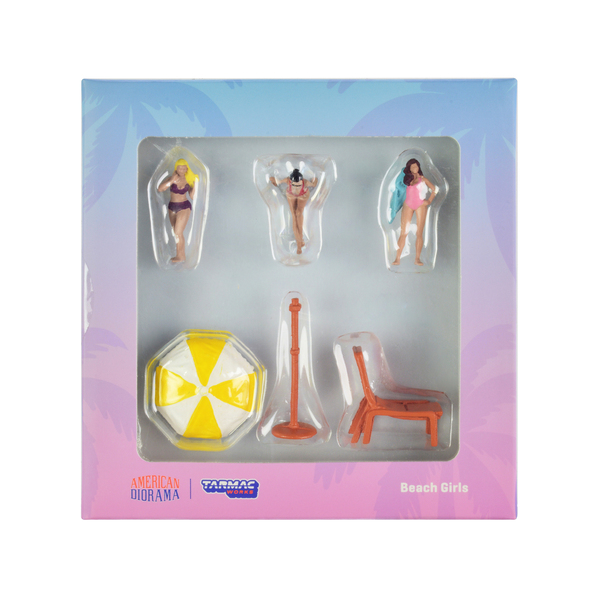 Tarmac Works 1/64 Scale Beach Girls Figure Set