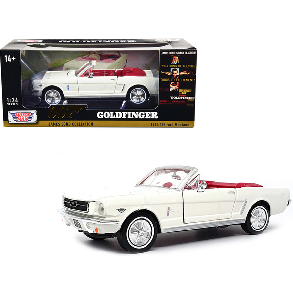 Motormax 1964.5 Ford Mustang Convertible - Goldfinger Edition - 1/24