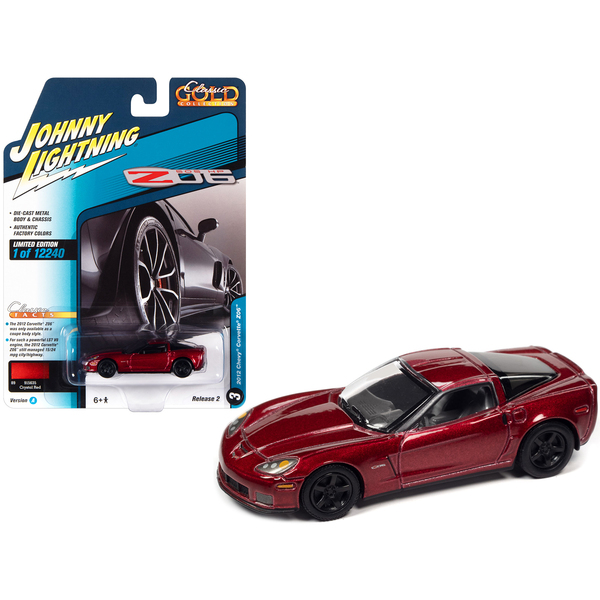 Johnny Lightning 1/64 Crystal Red Corvette Z06