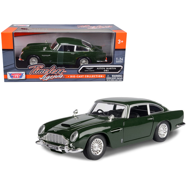 Motormax Aston Martin DB5 Dark Green 1/24 Diecast