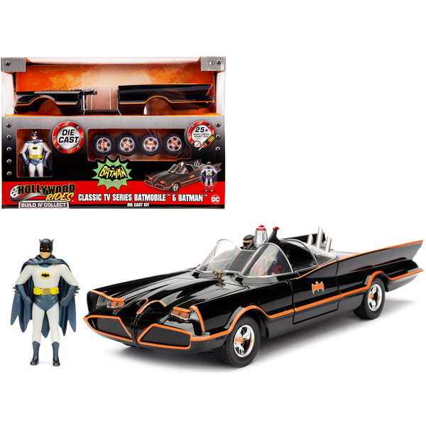 Jada Classic Batmobile Model Kit with Batman Figure