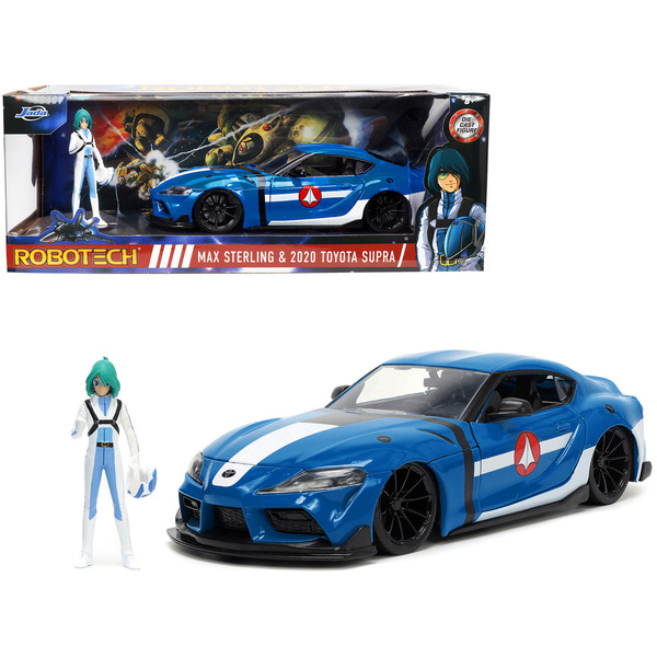 Jada Robotech 1/24 Scale 2020 Toyota Supra - Blue