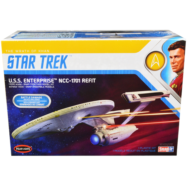Polar Lights 1/1000 Scale U.S.S. Enterprise NCC-1701 Refit Snap Kit