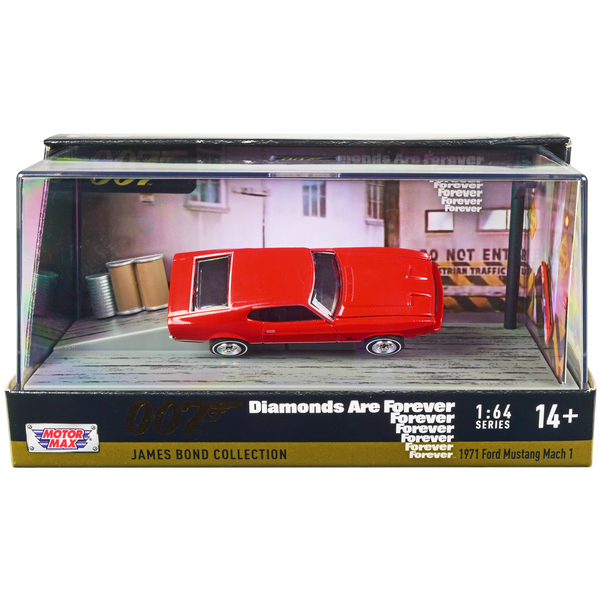 Motormax 1971 Ford Mustang Mach 1 - James Bond 1/64 Red