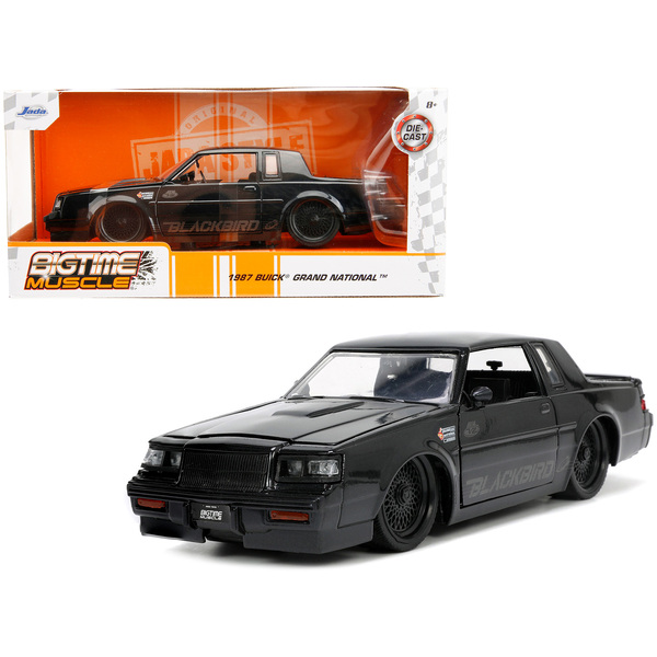 Jada 1987 Buick Grand National "Blackbird" 1/24 Diecast - Black