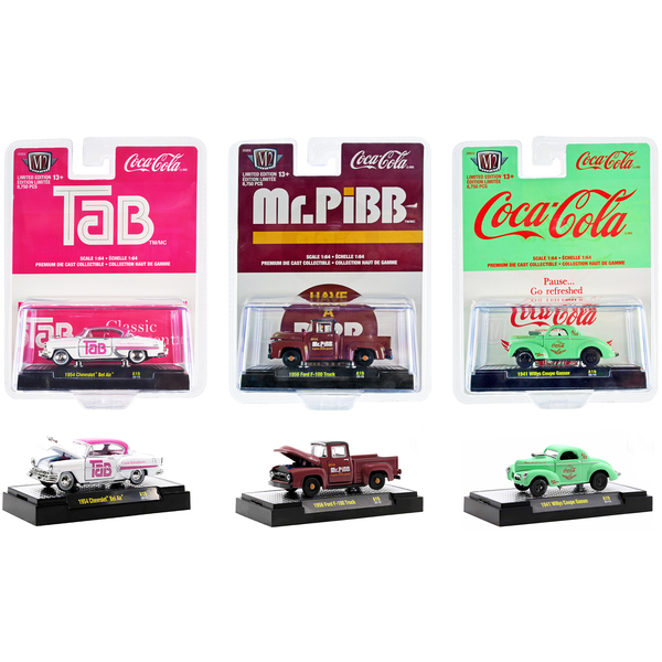 M2 Machines Sodas Release 19 Set 1/64 Diecast Cars
