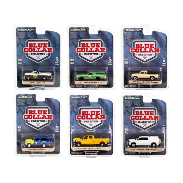 Greenlight Blue Collar Collection 1/64 Scale Set