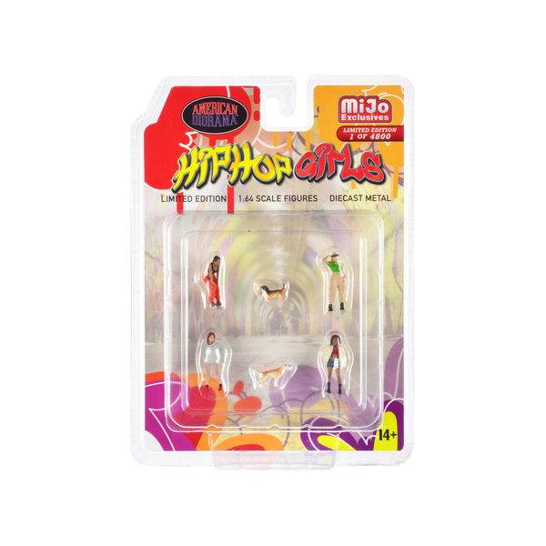 American Diorama Hip Hop Girls Set 1/64