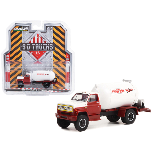 Greenlight 1985 Chevrolet C-65 Propane Truck - Red/White