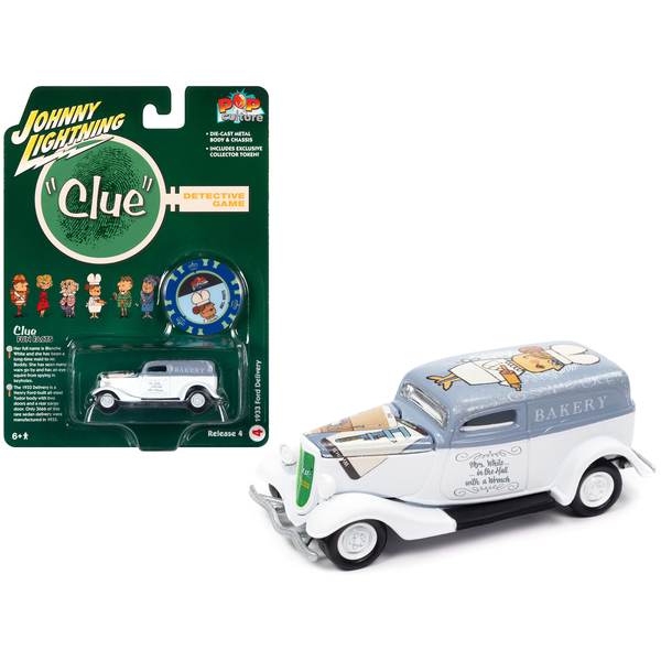 Johnny Lightning 1933 Ford Van Mrs. White Clue Edition