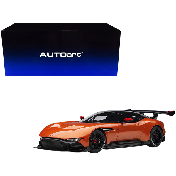 Autoart 1:18 Aston Martin Vulcan, Madagascar Orange/Carbon