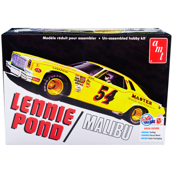 AMT 1974 Chevy Malibu Stock Car #54 Lennie Pond 1/25 Model Kit