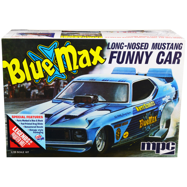 MPC "Blue Max" Long Nose Mustang Funny Car 1/25 Model Kit