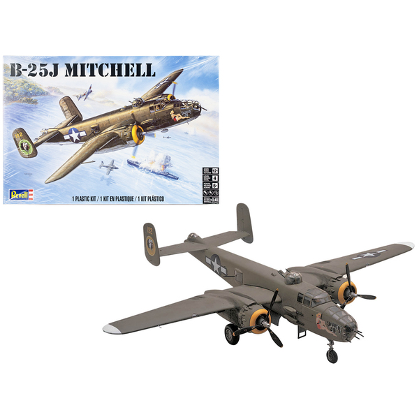 Revell B-25J Mitchell Bomber 1/48 Scale Model Kit
