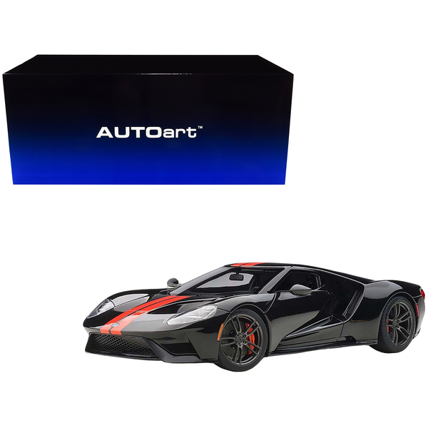Autoart 2017 Ford GT Shadow Black 1/18 Scale Model Car