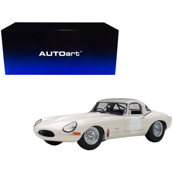 Autoart Jaguar E-Type Roadster RHD White 1:18 Scale Model