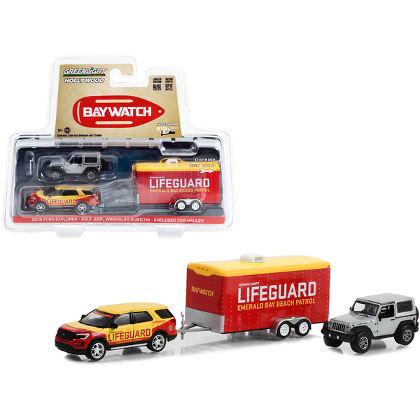 Greenlight Hollywood Hitch & Tow: Ford Explorer & Jeep Wrangler Set