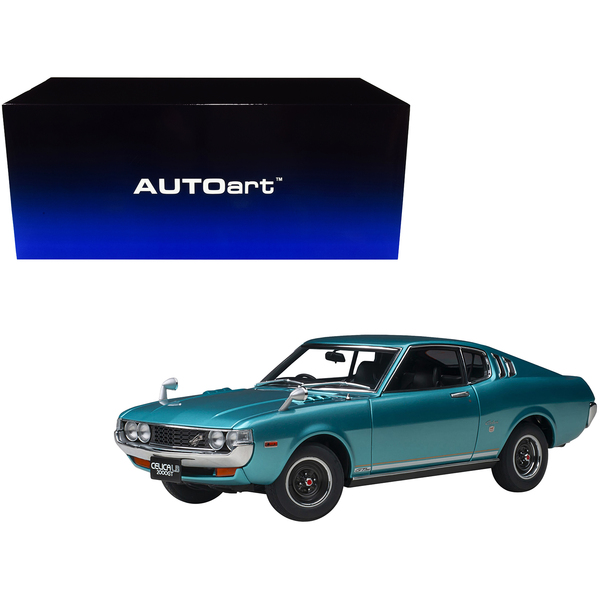 Autoart 1973 Toyota Celica Liftback 2000GT RHD Turquoise 1/18